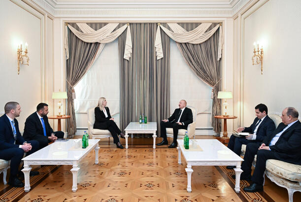Prezident İlham Əliyev Bosniya və Herseqovina Rəyasət Heyətinin üzvü ilə görüşüb