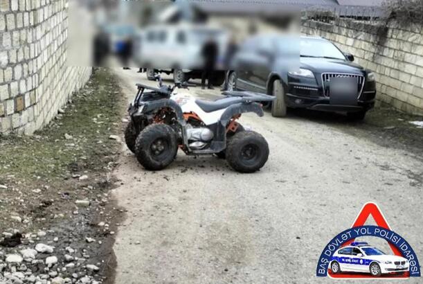 Qubada kvadrisikl qəzaya uğrayıb, ölən var