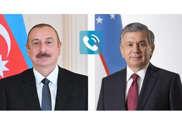İlham Əliyev ilə Şavkat Mirziyoyev bir-birilərini Novruz və Ramazan bayramları münasibətilə təbrik ediblər
