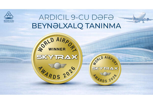 Heydər Əliyev Beynəlxalq Aeroportu beynəlxalq reytinqdə liderliyini bir daha təsdiqlədi