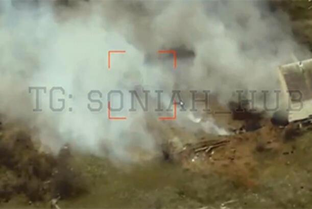 Xerson yaxınlığındakı Rusiya komandanlıq məntəqəsi yerlə-yeksan edilib...