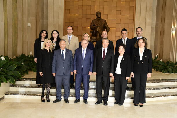 YAP Sədrinin müavini ilə Ulusal Birlik Partiyasının Sədri arasında görüş keçirilib - FOTOLAR