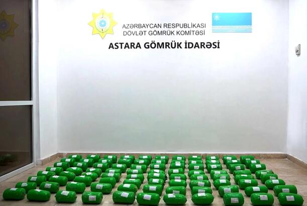 Azərbaycan gömrükçüləri 100 kiloqramdan artıq narkotik vasitə aşkar ediblər