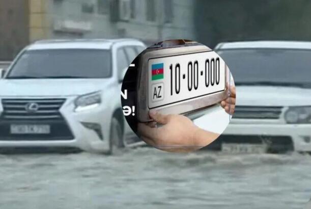 Yağışda avtomobil nömrəsini itirənlər nə etməlidir? -HÜQUQŞÜNAS DANIŞDI