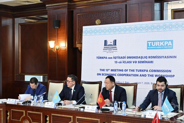 TÜRKPA iclasında birgə iqtisadi layihələr və model qanunlar təsdiqlənib - FOTOLAR