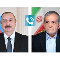 Ilham Aliyev makes phone call to Masoud Pezeshkian