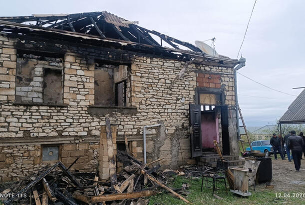 Tovuzda evdə yağın - köməksiz vəziyyətdə qalan şəxs təxliyə olunub