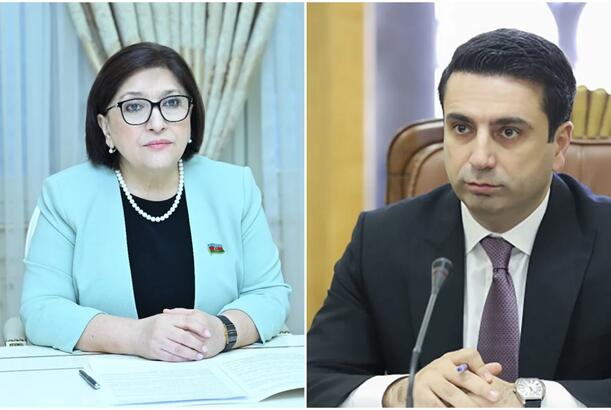 Sahibə Qafarova ilə Alen Simonyanın görüşü başlayıb