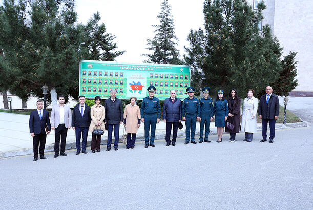 ETN İnformasiya Texnologiyaları İnstitutunun nümayəndə heyəti Dövlət Sərhəd Xidmətinin Xüsusi Məktəbində olub - FOTOLAR 