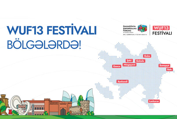 WUF13 ərəfəsində Azərbaycanın bir sıra şəhərlərində silsilə tədbirlər təşkil olunacaq