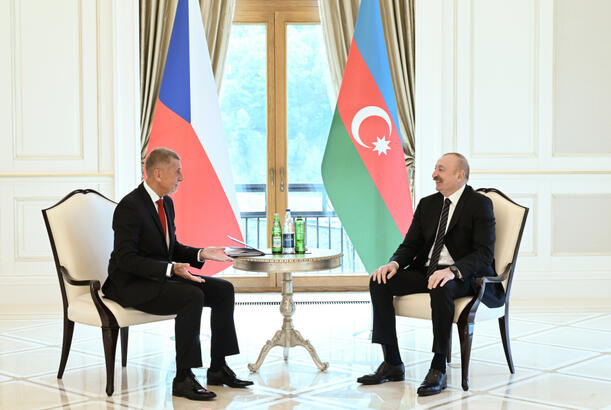 Qəbələdə Azərbaycan Prezidenti İlham Əliyevin Çexiyanın Baş naziri ilə təkbətək görüşü keçirilib