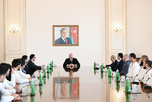 Prezident İlham Əliyevin Azərbaycan idmançılarına dəstəyi
onları növbəti parlaq qələbələrə ruhlandırır - MƏQALƏ