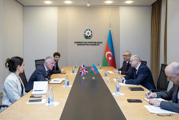 Azərbaycan və Böyük Britaniya enerji layihələrinin icrasını müzakirə edib