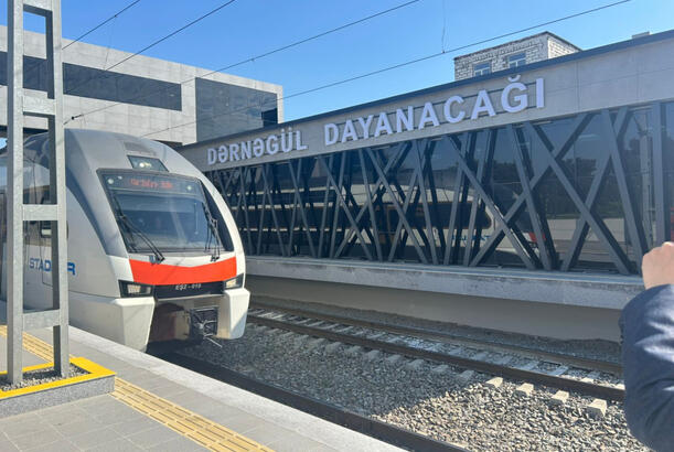 “Dərnəgül” dəmiryol dayanacağı istifadəyə verilib