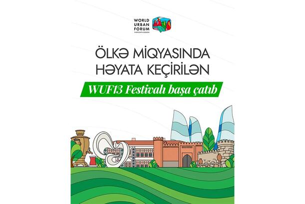 Azərbaycanın 9 şəhərində keçirilən WUF13 festivallarında 115 mindən çox insan iştirak edib