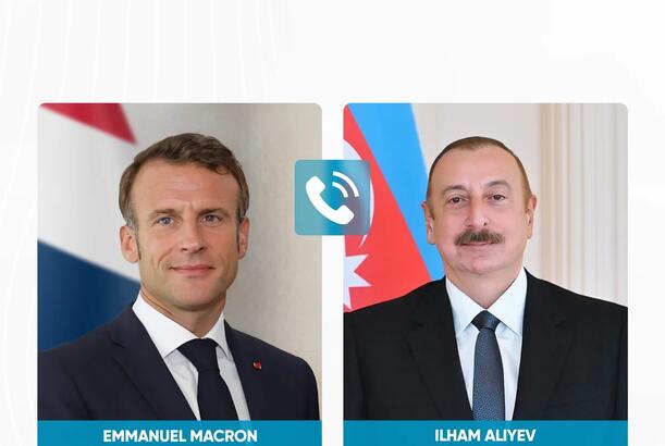 Emmanuel Makron İlham Əliyevə zəng edib