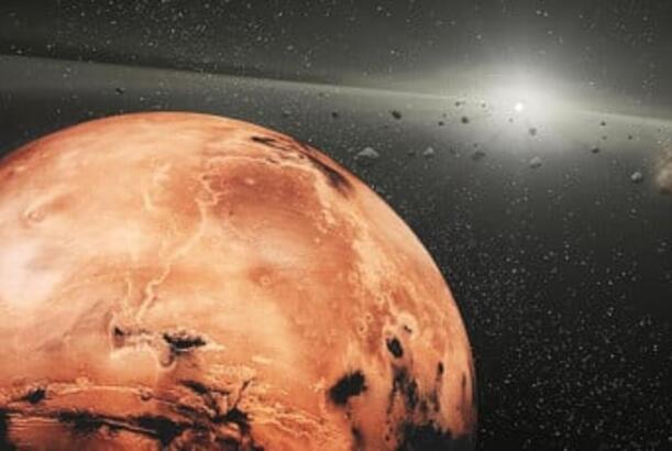 NASA Marsı qeyri-adi bir bucaq altında göstərdi...