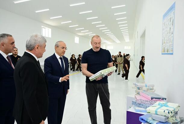Xocalıda "Qarabağ Tekstil Evi" MMC istifadəyə verilib