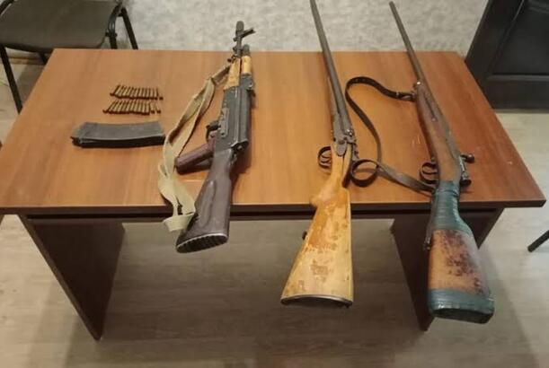 DİN: Ötən gün 10 silah aşkarlanaraq götürülüb