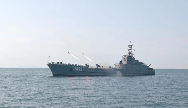 Naval Forces' live fire tactical exercise underway