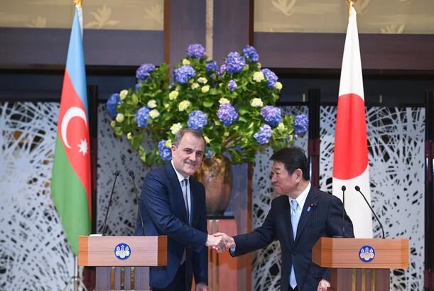 Jeyhun Bayramov and Toshimitsu Motegi discuss prospects for bilateral cooperation
