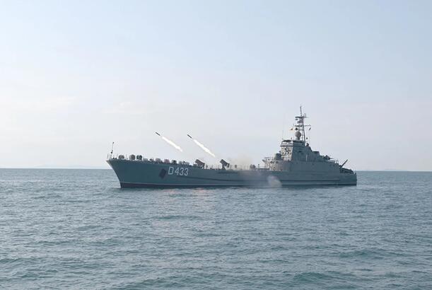 Naval Forces' live fire tactical exercise underway