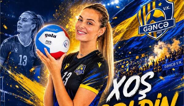"Gəncə" voleybol klubu heyətini Militsa Vukoviçlə gücləndirib