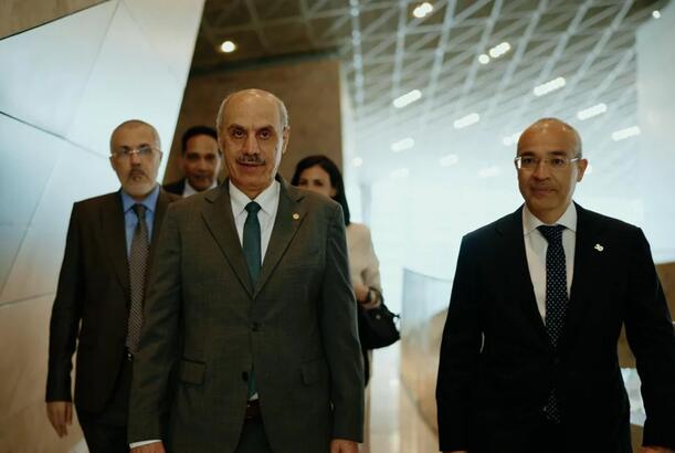 Mikayıl Cabbarov və İslam İnkişaf Bankı Qrupunun prezidenti Bakı Konqres Mərkəzində olublar