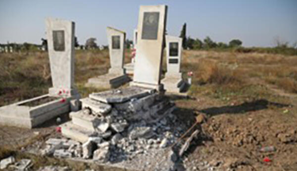 İşğal dövründə Azərbaycan ərazilərində qəbiristanlıqlar vandalizmə məruz qalıb