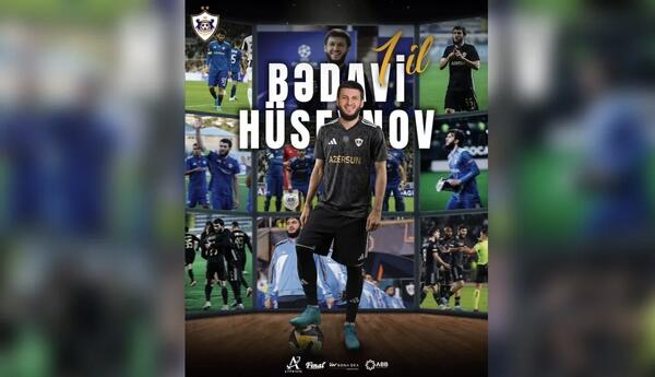 "Qarabağ" Bədavi Hüseynovla müqavilə müddətini uzadıb