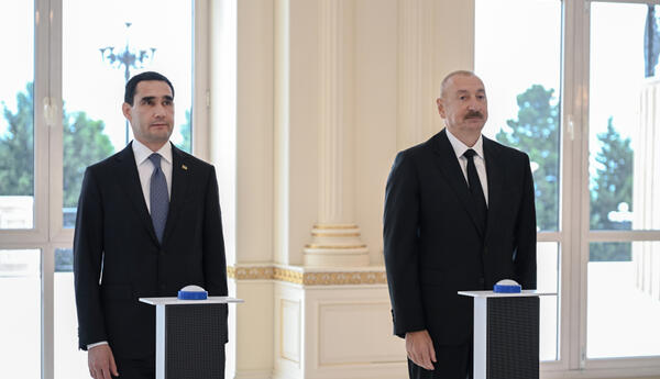 Azərbaycan və Türkmənistan prezidentlərinin iştirakı ilə “Dostlug” tankerinin onlayn formatda hədiyyə olunması mərasimi keçirilib <span class="red">- YENİLƏNİR</span>