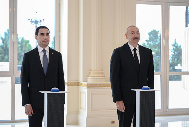 Azərbaycan və Türkmənistan prezidentlərinin iştirakı ilə “Dostlug” tankerinin onlayn formatda hədiyyə olunması mərasimi keçirilib - YENİLƏNİR