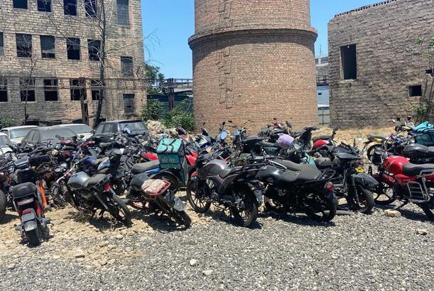 DYP: Bakıda qaydalarını pozan 79 motosiklet və moped duracağa yerləşdirilib