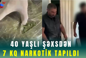 Quba sakinindən 7 kiloqram narkotik tapıldı – SON DƏQİQƏ!