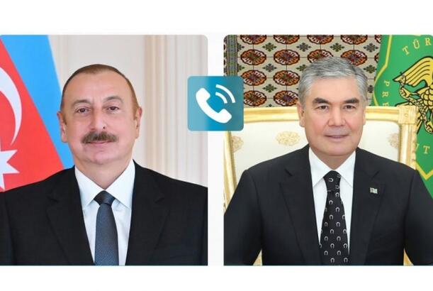 Prezident İlham Əliyevlə Qurbanqulu Berdiməhəmmədov arasında telefon danışığı olub