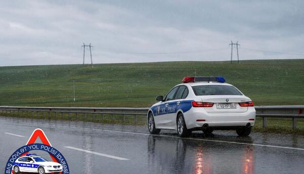DYP yağışlı hava ilə bağlı sürücülərə müraciət edib