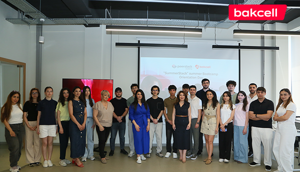 Bakcell-in dəstəyi ilə keçirilən “SummerStack Bootcamp” başladı