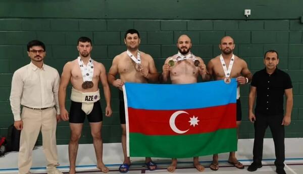 Azərbaycan sumoçuları Avropa çempionatında dörd medal qazanıblar