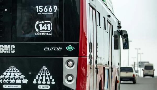 В Баку движение 10 автобусов организовано по альтернативным маршрутам