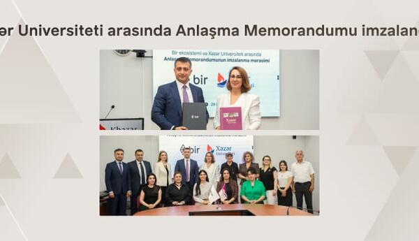 Bir və Xəzər Universiteti gələcəyin peşəkarları üçün güclərini birləşdirir