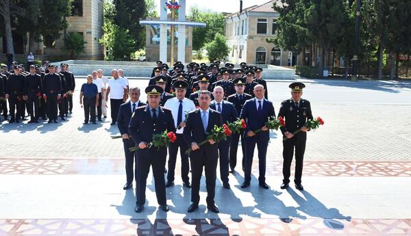 Yevlaxda 2 İyul - Azərbaycan Polisi Günü münasibətilə tədbir keçirilib <span class="red">- FOTOLAR</span>