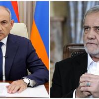 Pezeshkian and Pashinyan hold talks in Tehran