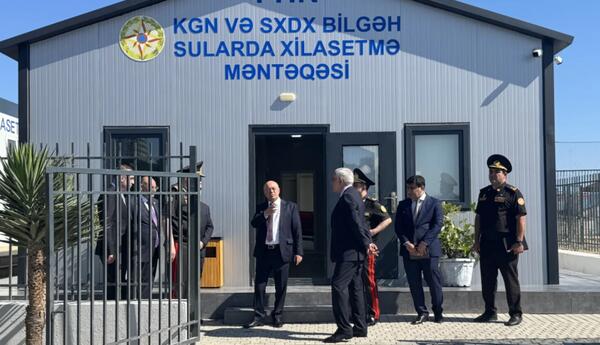 "Bilgəh" sularda xilasetmə məntəqəsinin açılışı olub, nazir iştirak edib