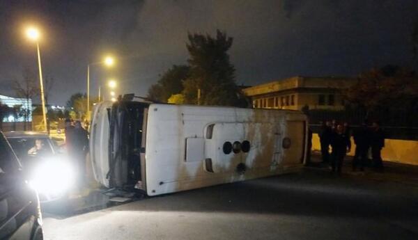 Türkiyədə avtobus qəzaya uğrayıb - 40 nəfər yaralı var