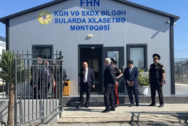 "Bilgəh" sularda xilasetmə məntəqəsinin açılışı olub, nazir iştirak edib