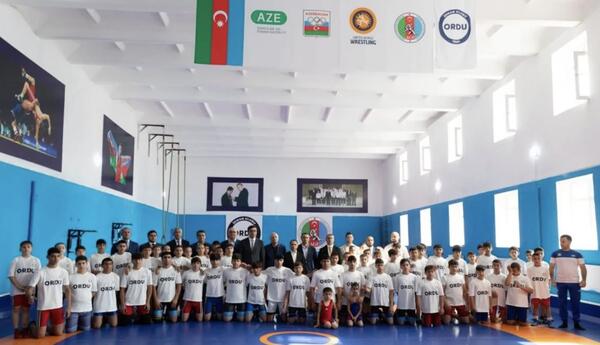 Mingəçevirdə yeni güləş zalı istifadəyə verilib