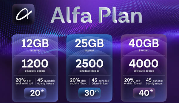 Azercell yeni nəsil “Alfa Plan” tariflərini təqdim edir