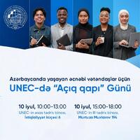 Azərbaycanda yaşayan əcnəbilər üçün UNEC-də "Açıq Qapı Günü"