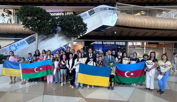 New group of Ukrainian children arrive in Baku for rehabilitation