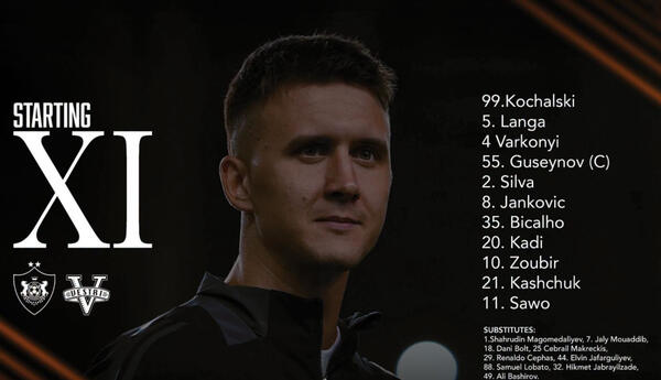 “Qarabağ” və “Vestri” komandalarının start heyətləri bəlli olub